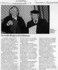 Gonzalo Rojas y el relámpago  [artículo]