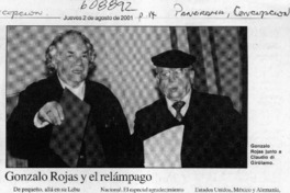 Gonzalo Rojas y el relámpago  [artículo]