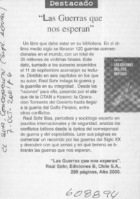 "Las guerras que nos esperan"  [artículo]
