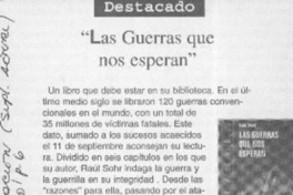 "Las guerras que nos esperan"  [artículo]