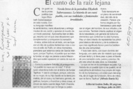 El canto de la raíz lejana  [artículo] Alfredo Barría M.