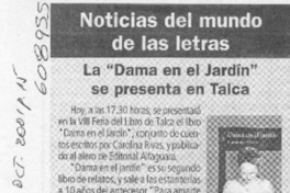 La "Dama en el jardín" se presenta en Talca  [artículo]