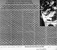 Libro nos revela concentración económica de los medios en Chile  [artículo]