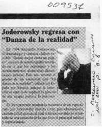 Jodorowsky regresa con "Danza de la realidad"  [artículo]