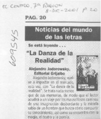 "La danza de la realidad"  [artículo]