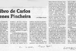 Un libro de Carlos Ordenes Pincheira  [artículo] José Miguel Vicuña