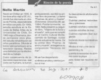 Nella Martín  [artículo] A. T.