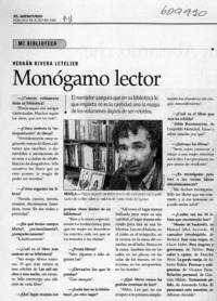 Monógamo lector  [artículo]