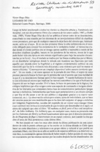 Lugares de uso  [artículo] Cristián Gómez O.