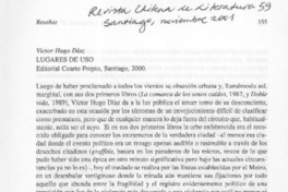 Lugares de uso  [artículo] Cristián Gómez O.