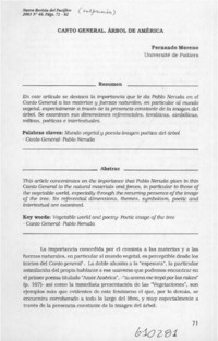 Canto General, árbol de América  [artículo] Fernando Moreno