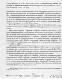 Entre las alas y el plomo  [artículo] Sergio Grez Toso
