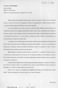 Espejo ultrasombra  [artículo] Aldo Alcota