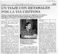 Un viaje con Retamales por la vía crotona  [artículo]