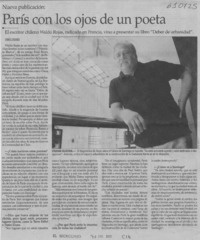 París con los ojos de un poeta  [artículo] Yenny Cáceres