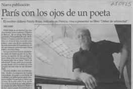 París con los ojos de un poeta  [artículo] Yenny Cáceres