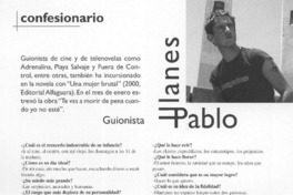 Guionista Pablo Illanes  [artículo]