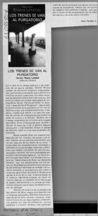 Los trenes se van al purgatorio