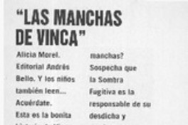 "Las manchas de vinca"  [artículo]