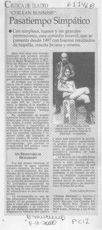 Pasatiempo simpático  [artículo] Pedro Labra Herrera