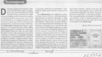 Homenaje a Martín Panero Mancebo (1922-1999)  [artículo] María Teresa Salinas D.