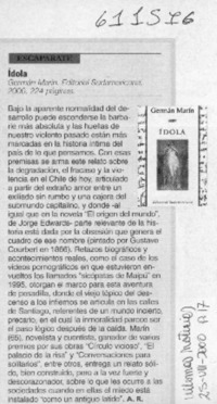Ídola  [artículo] A. R.