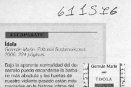 Ídola  [artículo] A. R.