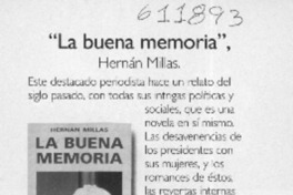 "La buena memoria"  [artículo]
