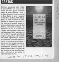 Cartas de amor y desamor  [artículo]