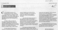 Editorial  <artículo> Héctor González V.