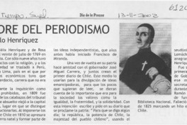 El padre del periodismo  [artículo]