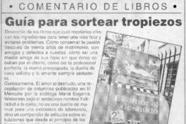 Guía para sortear tropiezos  [artículo] María Loreto Correa