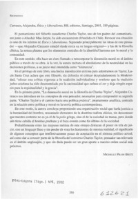 Ética y liberalismo  [artículo] Michelle Prain Brice