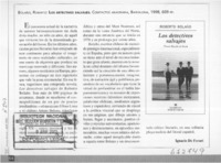 Los detectives salvajes  [artículo] Ignacio De Ferari