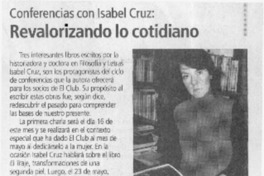 Revalorizando lo cotidiano  [artículo]