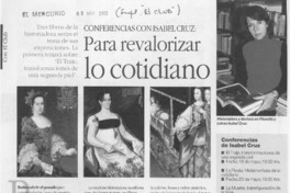 Para revalorizar lo cotidiano  [artículo]