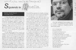 Siguiendo la huella  [artículo]