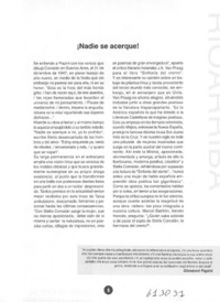 ¡Nadie se acerque!  [artículo]