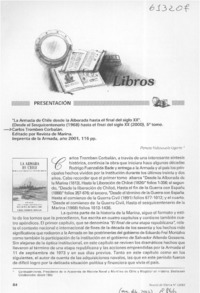 "La Armada de Chile"  [artículo] Renato Valenzuela Ugarte