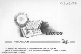 "La Armada de Chile"  [artículo] Renato Valenzuela Ugarte