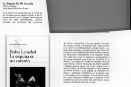 La esquina es mi corazón  [artículo]