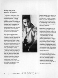 Muere un gran hombre de teatro