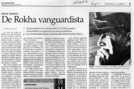 De Rokha vanguardista  [artículo] Patricio Lizama A.