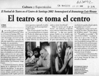 El teatro se toma el centro  [artículo]
