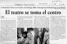 El teatro se toma el centro  [artículo]
