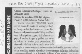 La inquietante extrañez  [artículo] Floridor Pérez