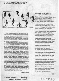 Luis Merino Reyes  [artículo] Gustavo Donoso