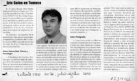 Eric Goles en Temuco  [artículo]
