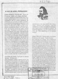 A ojo de Ariel Fernández  [artículo]