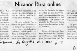 Nicanor Parra online  [artículo]